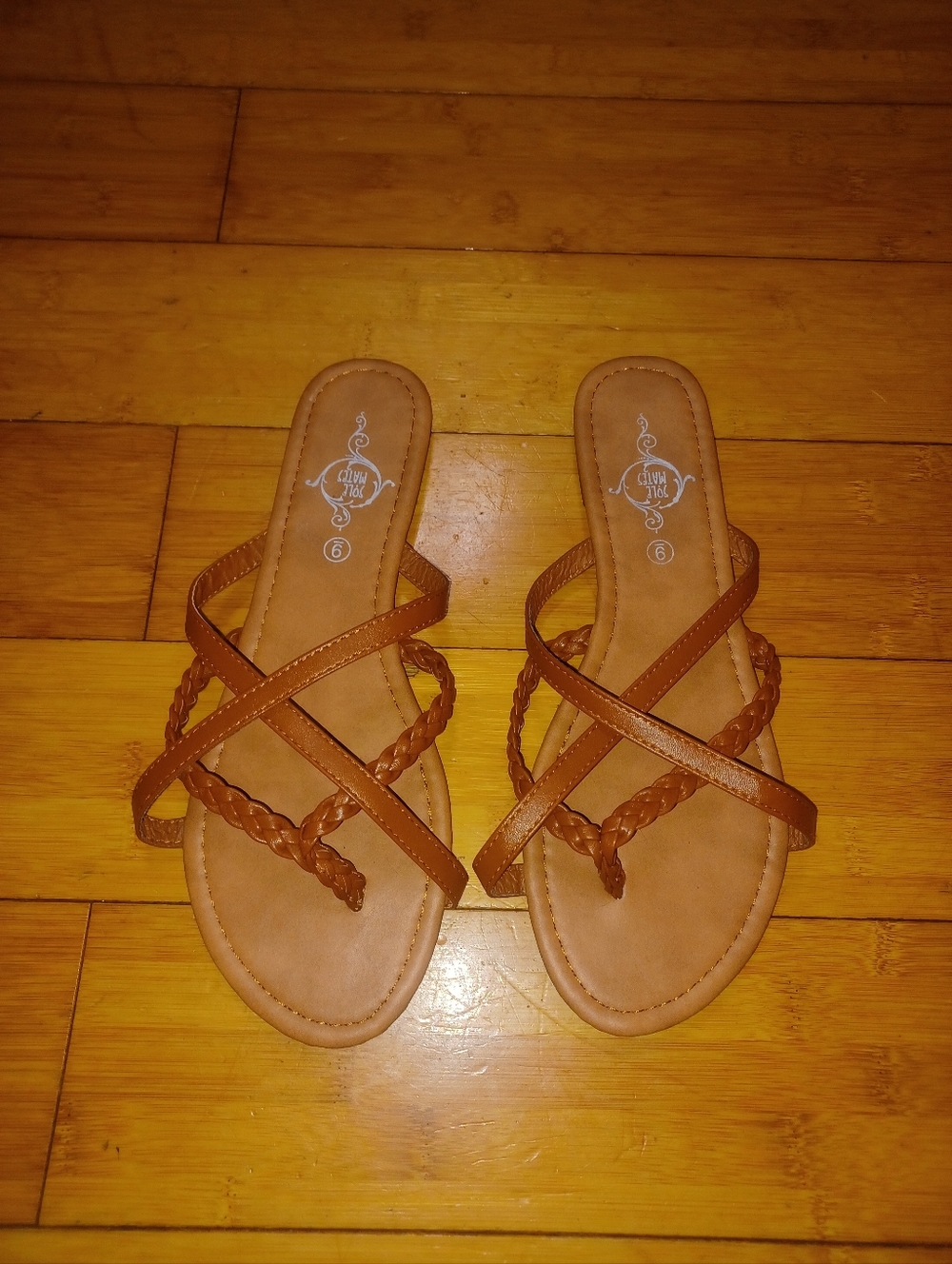 Women’s Soulmates Tan Braided Strap Sandals